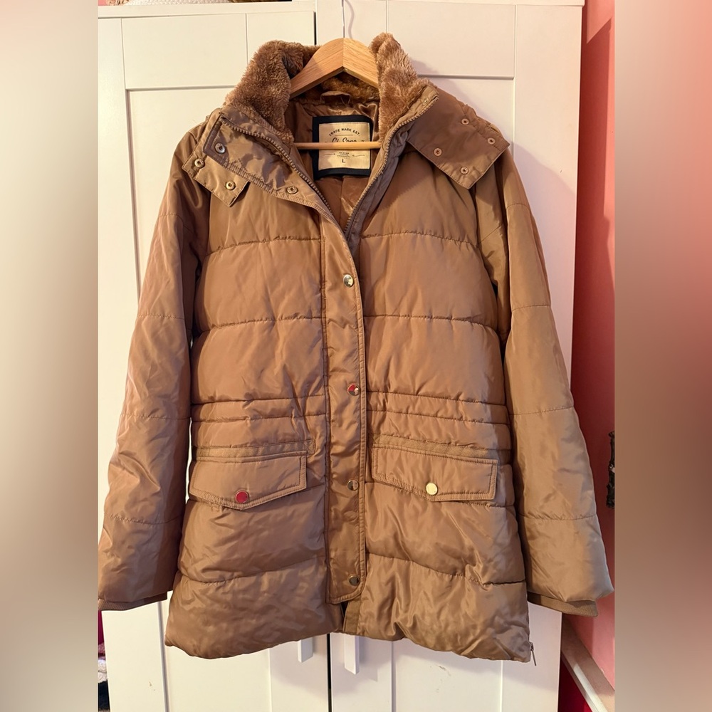 Ci Sono Brown Puffer Coat